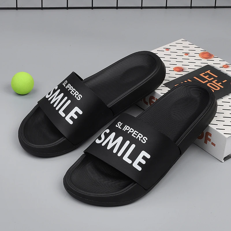 New Fashion Men Slippers EVA Soft Sandals Men outdoor Home Flip Flops Slides Non-slip Summer Beach Sandals Men Shoes 39-47