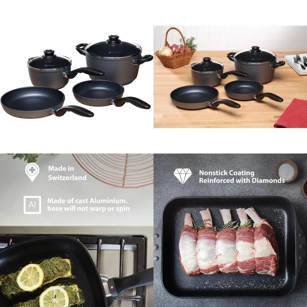 

Swiss Diamond HD Classic Nonstick 6-Piece Cookware Collection