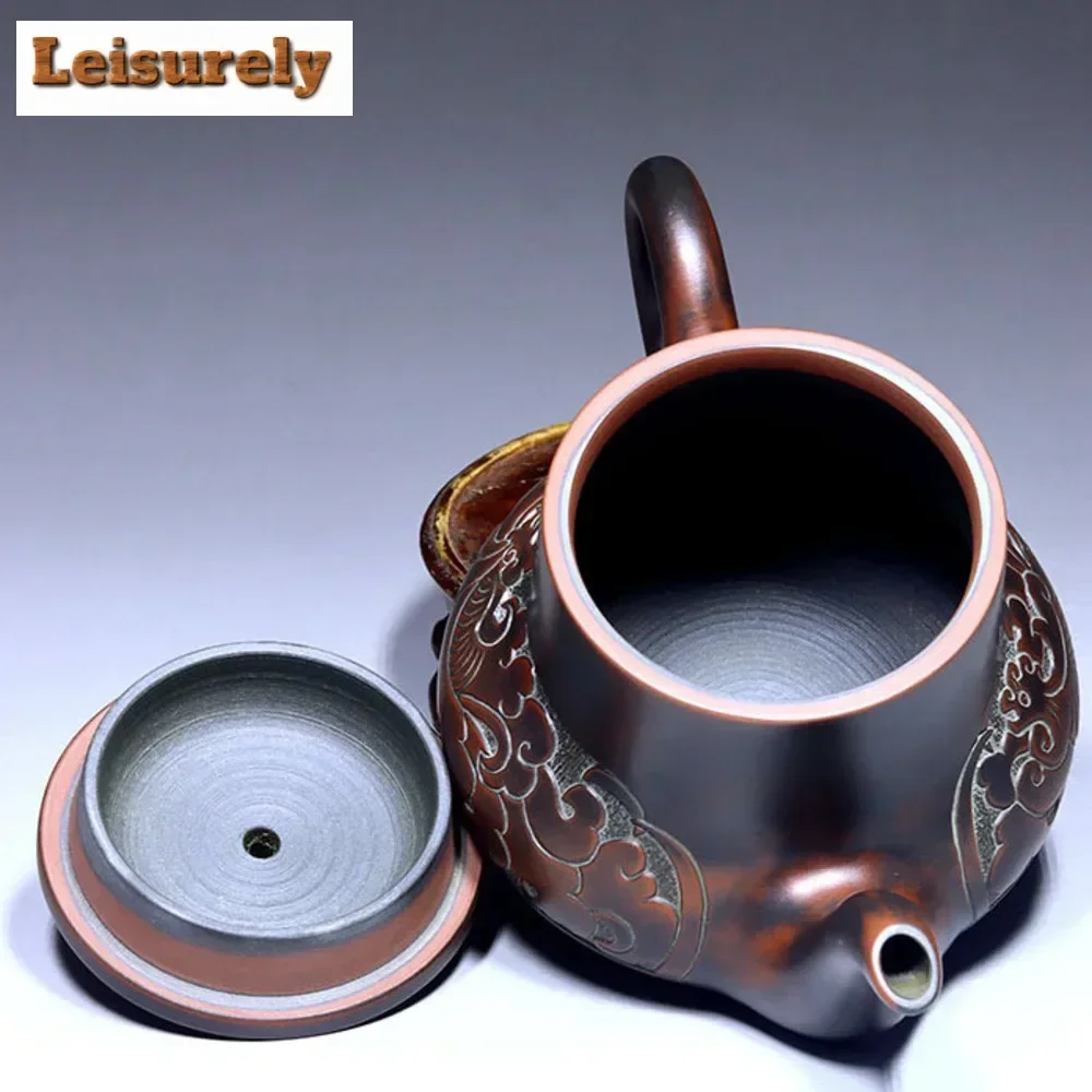 180ml Master Handmade Qingzhou Nixing Pottery Teapot Boutique Filter Beauty Kettle Chinese Zisha Infuser Home Set Accessories