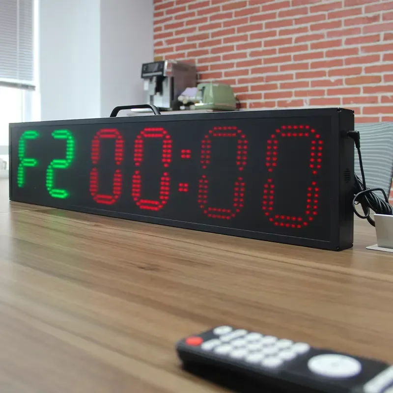for Gym Clock Waterproof Double Side Display Interval Timer for CrossFit Training
