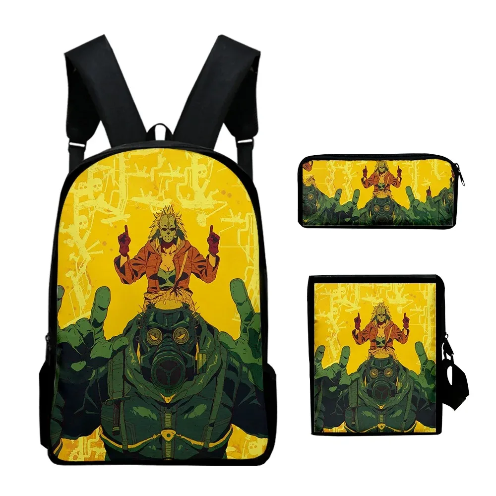 

Dorohedoro 3D Print Student School Bags, Laptop Backpack, Backpack, Tilt Shoulder Bags, Pencil Case, Popular Harajuku, 3Pcs per