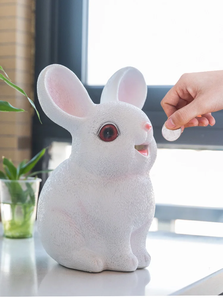 

Piggy Bank Kids Money Box Money Savings Organizer Coin Bank Originality Cute Rabbit Banknote Coin Saving Pot Birthday Present