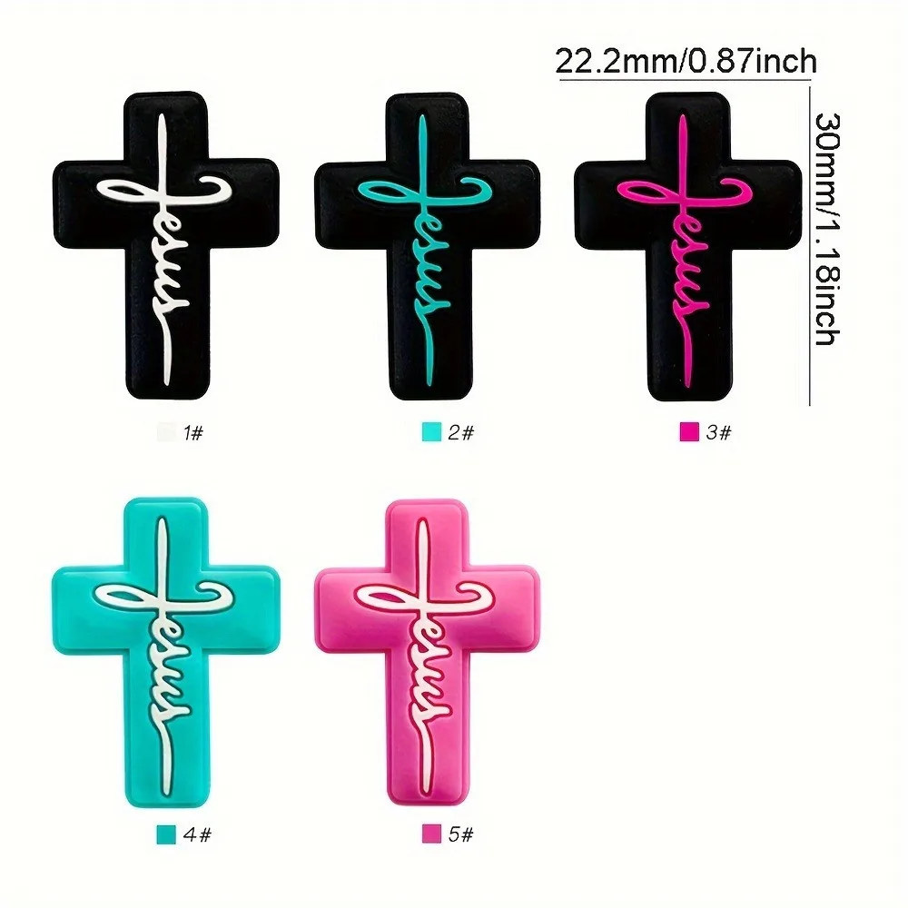 25/50 قطعة خرز متقاطع بألوان مختلطة. مجموعة DIY لسلاسل المفاتيح والأساور وأقلام الخرز. صناعة مجوهرات الهالوين.