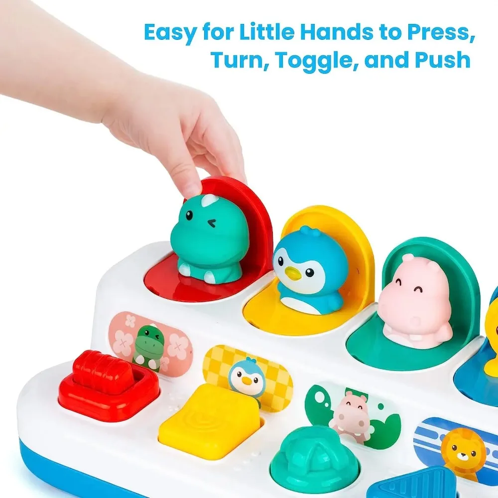 Interactive Activity Sensory Toy for Babies Cause and Effect Toy Baby Development Games Montessori Educational Learning Toys