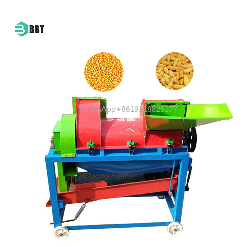 Soyabean Thresher Description Rice Thresher Machine Gasoline Engine Soya Bean Grain Corn Thresher Machine