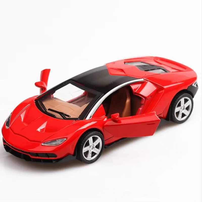 Hot LP770 1:36 Car Alloy Sports Car Model Diecast Super Racing Pull Back Car For Children Gifts