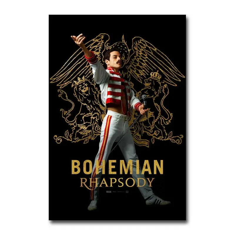 Bohemian Rhapsody Movie Silk Fabric Wall Poster Art Decor Sticker Bright