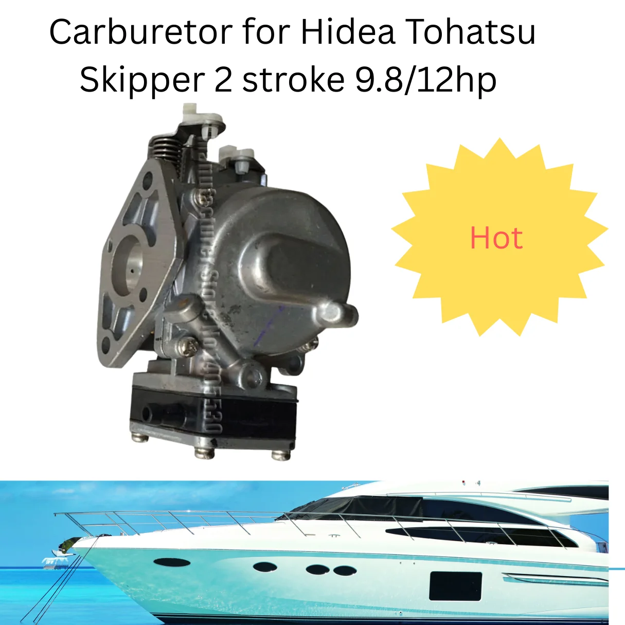 

Карбюратор для морского подвесного мотора Hidea Tohatsu Skipper, часть 2-тактного двигателя, аксессуар 9,8/12 л.с.