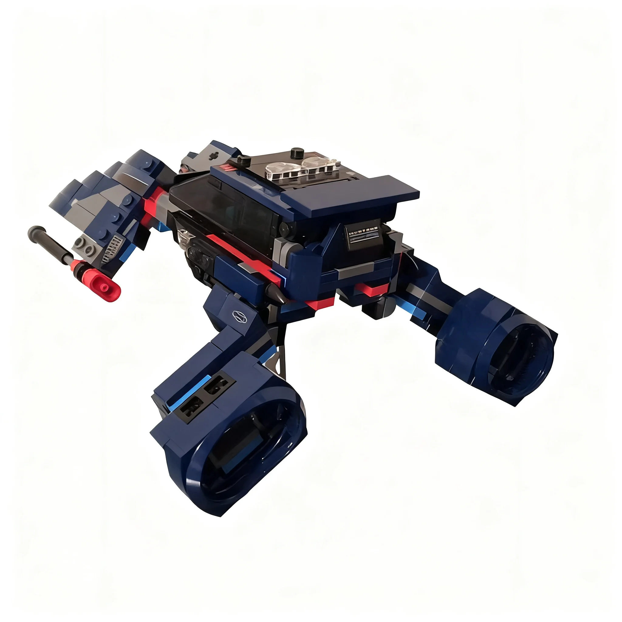 303pcs MOC City Champions Space Police Mustang ALT Model Building Blocks Christmas Gift Toy Birthday Idea Education Brick 3D Art