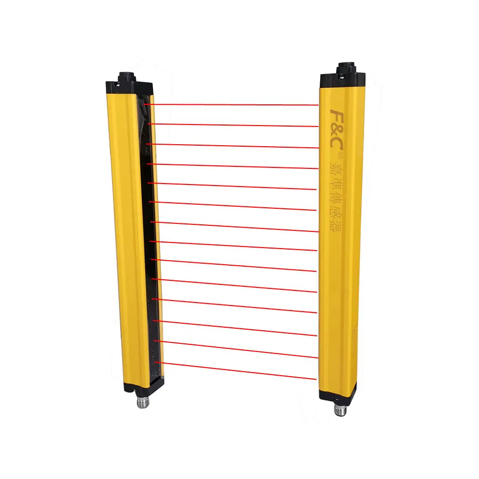 FGYM20-12P NPN Safty Light Curtain, Light Curtains Safety Guards, Machine Guarding Or Conveyor Belt Objects Detection