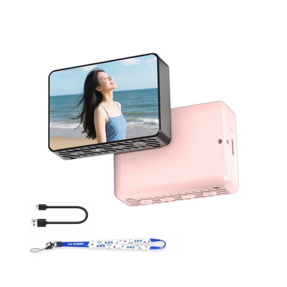 

SHIMBOL CP5 MINI 2 2.4inch Selfie Phone Monitor Screen 1080P FHD Phone Rear Camera Selfie Monitor for Android iPhone 16 Samsung