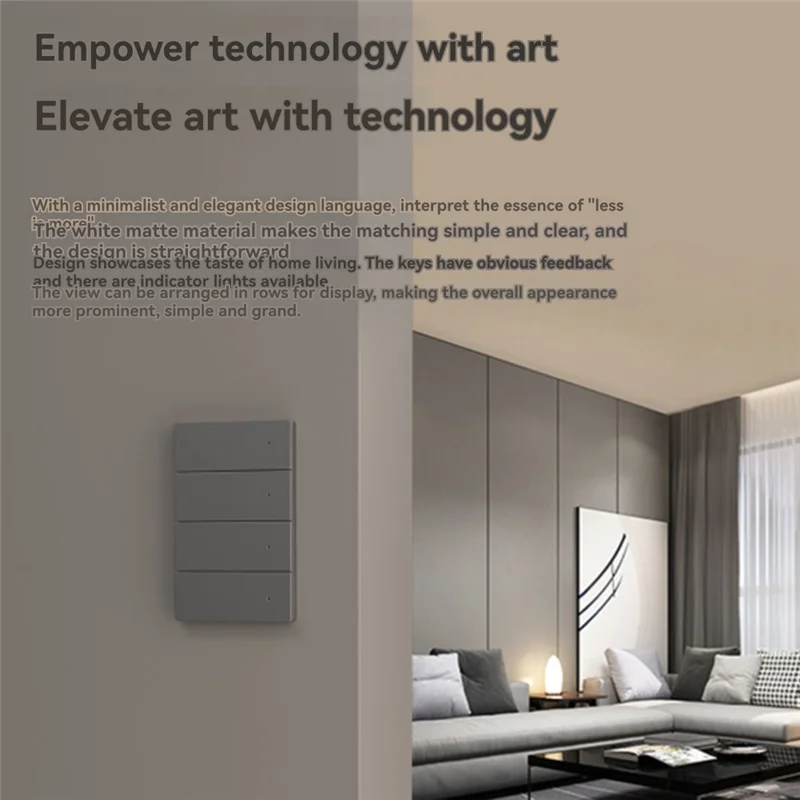 FAST-Tuya Zigbee 1 Gang Smart Wall Switch - Zero Fire Feature For Safe Homekit And Smartthings Integration