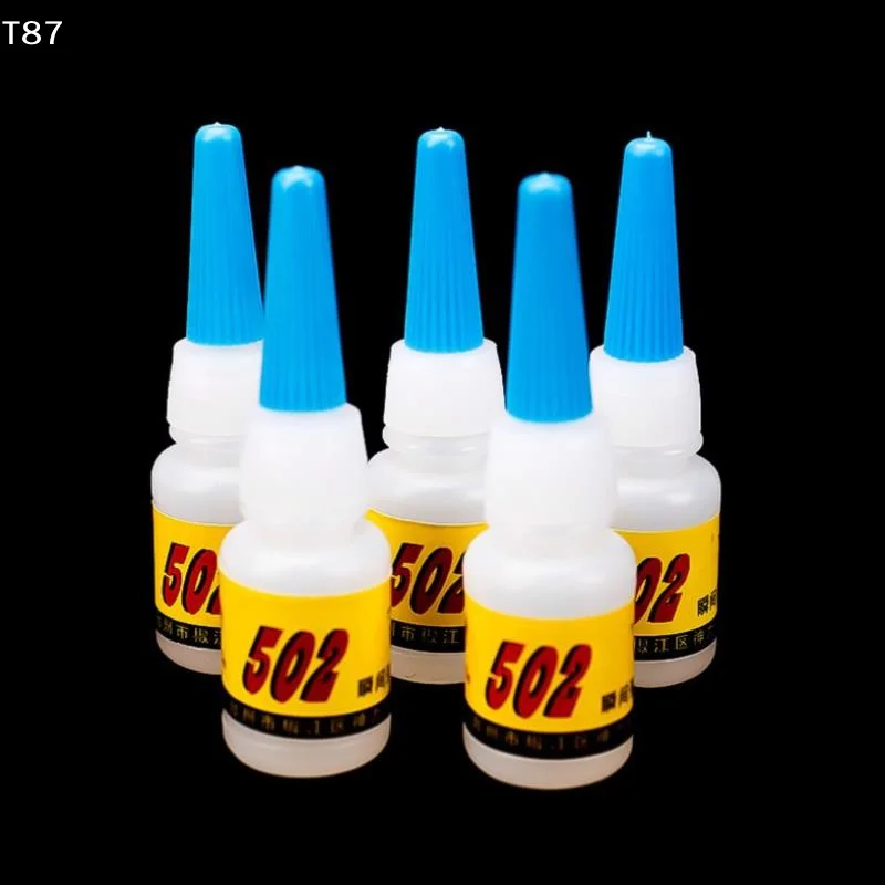 5g 502 Super Glue Professional Strong Fast Instant Adhesive Cyanoacrylate Hardware Metal Cars Wood Craft Hobby Seconds Bond