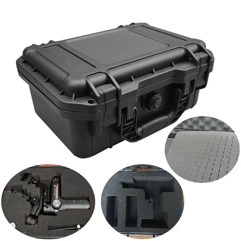 Tool Box Safety Rigid Case Toolbox Waterproof Hard Case ABS Plastic Tool Storage Box With Pre-cut Sponge Protective Pelican Case