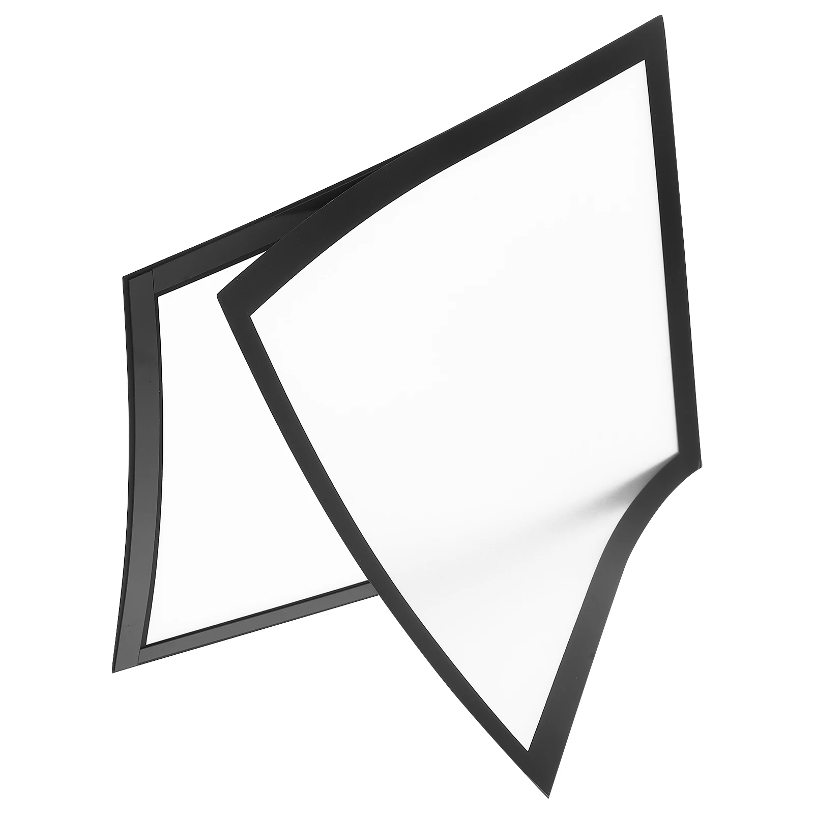 إطار ملصق مغناطيسي شفاف مقاس A4 لعرض المعلومات على الوجهين للمستندات والمكتب والمدرسة والمنزل وخفيف الوزن وقابل لإعادة الاستخدام #1