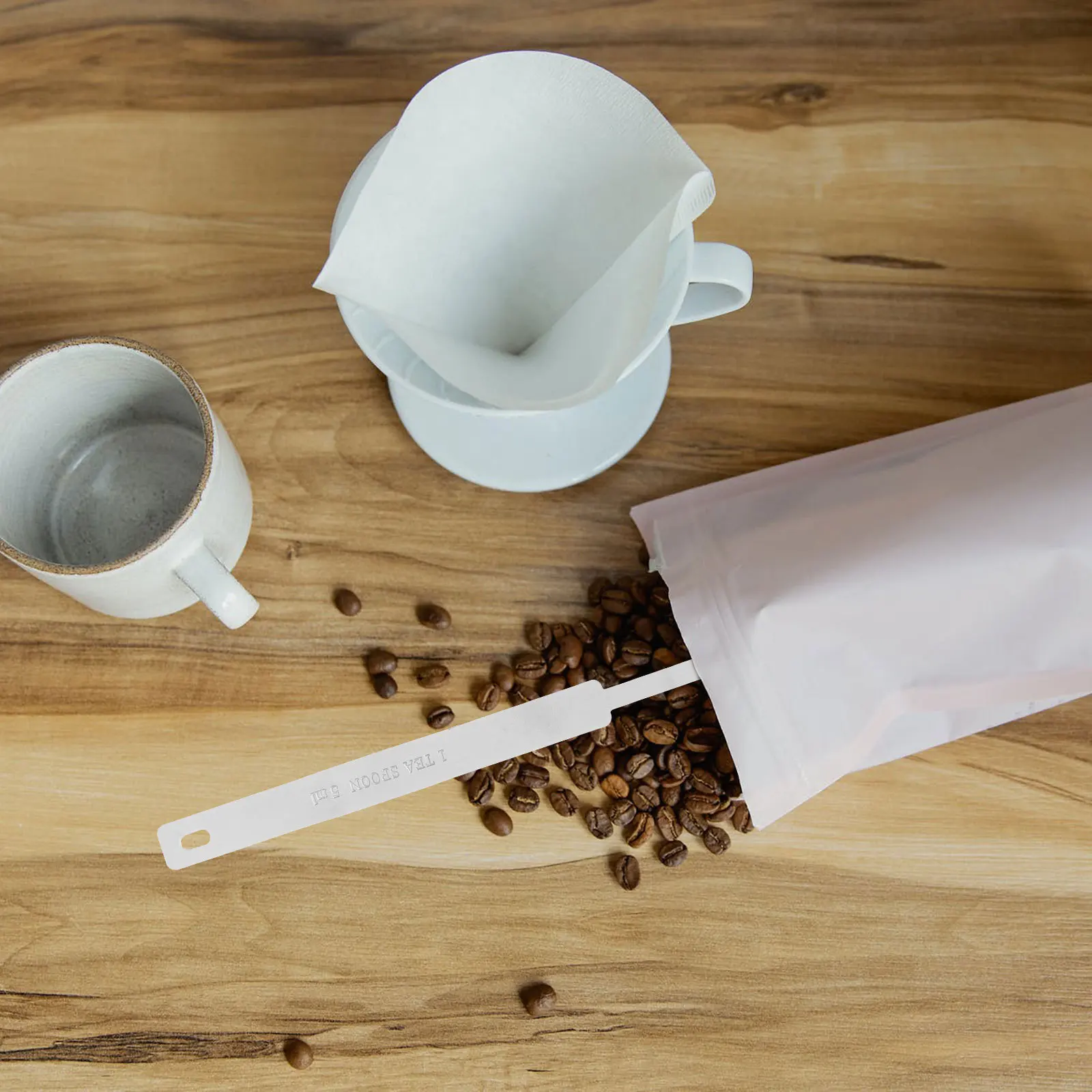 

4Pcs Measuring Spoons Stainless Steel Coffee Baking Kitchen Scoop Accurate Tool for Milk Powder Flour Measuring Spoon