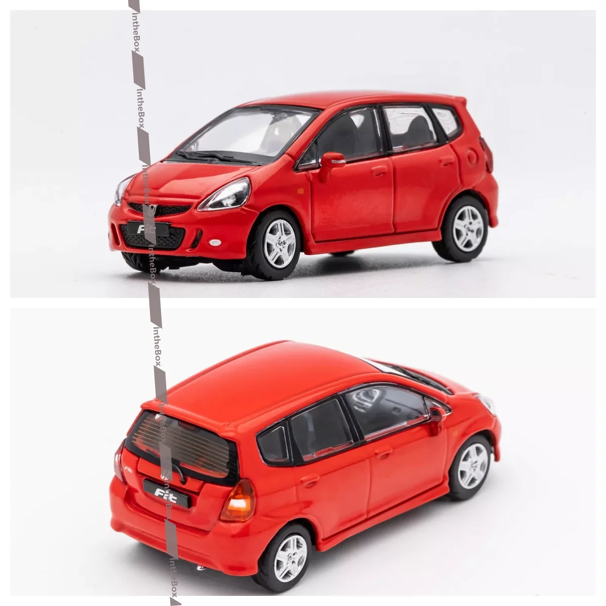 GCD 1:64 Fit Sport Red Diecast Metal Car Collection Limited Edition Hobby Toys