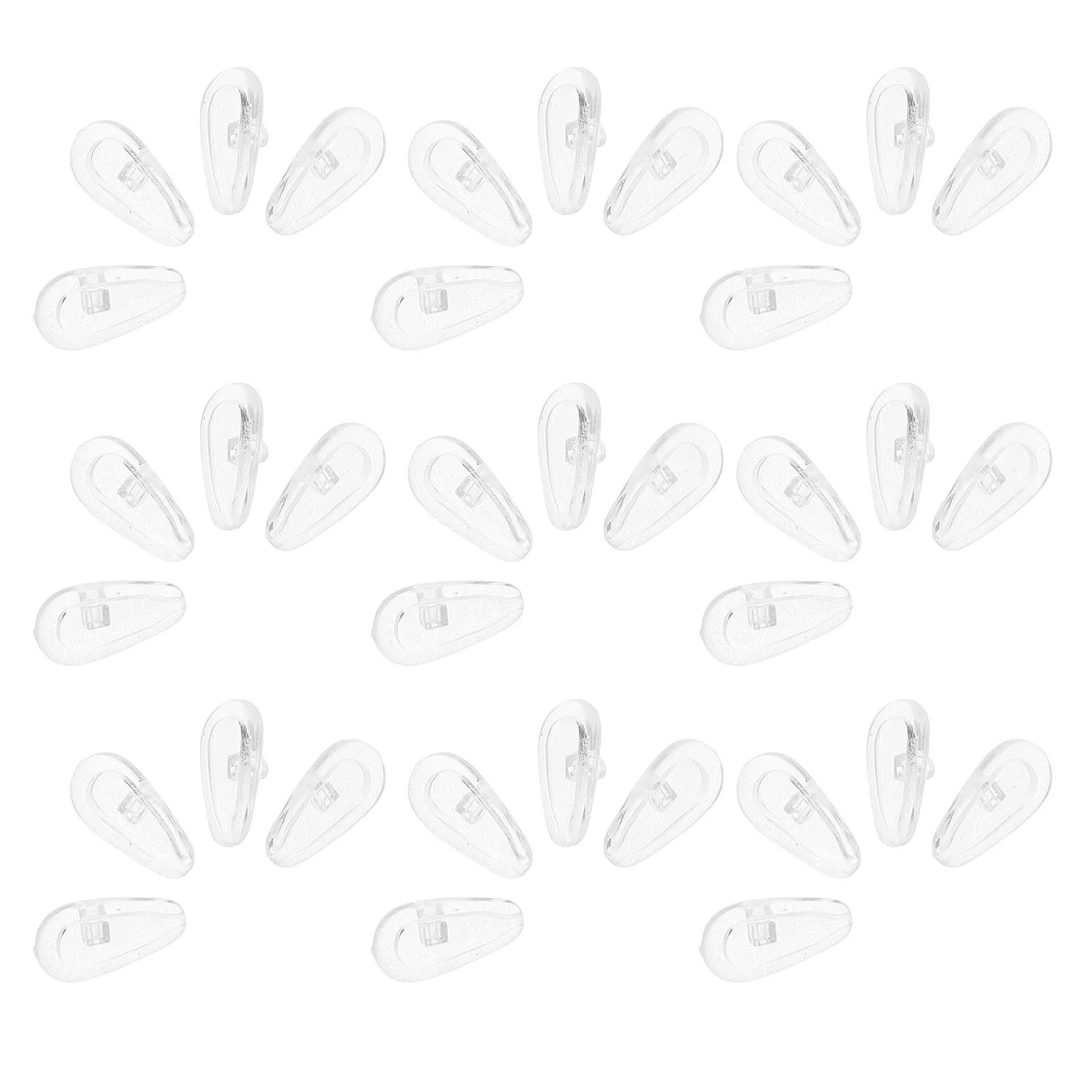 

50pcs Glasses Nose Pads Comfortable Soft Silicone Non Slip Replacement Parts Long Term Use Antislip Design Eyewear Accessories