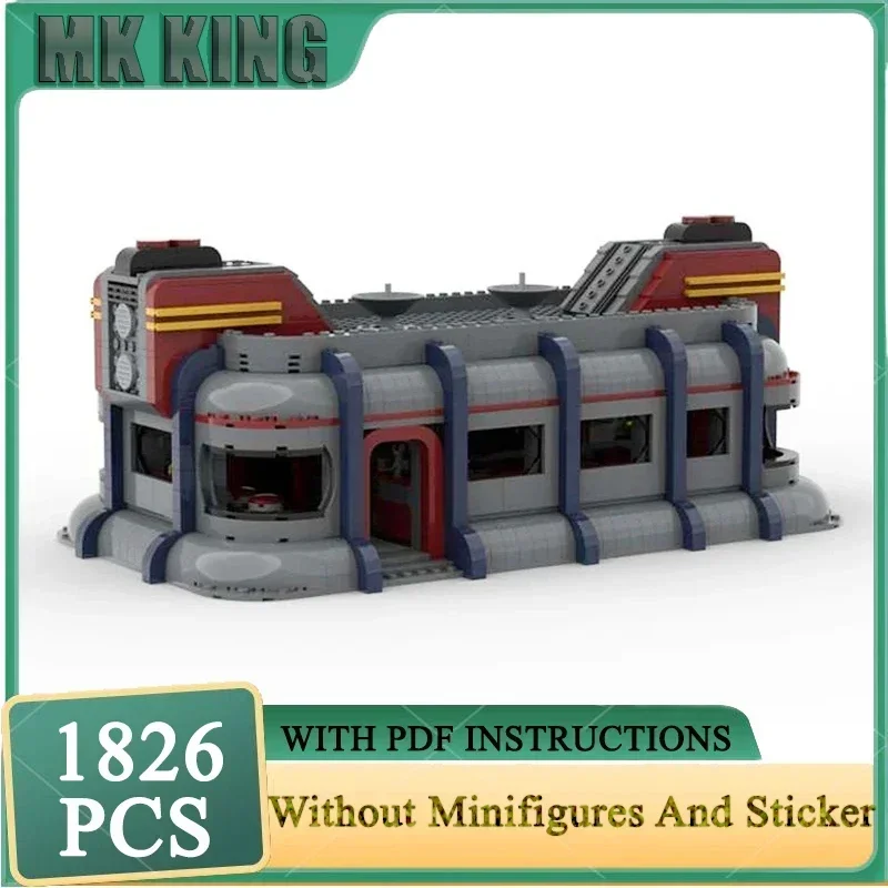 

Moc Building Bricks The Last Supper Of Space Model Building Technology Modular Star Movie Series Blocks Construstion Toy Gifts