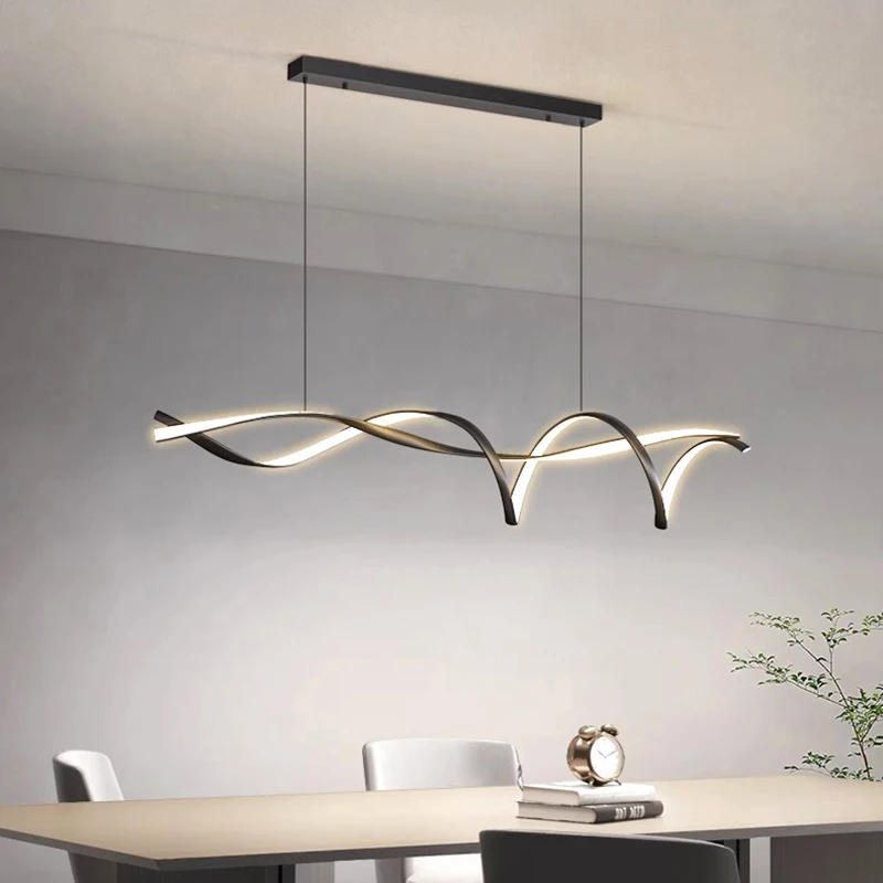 Modern LED Hanging Light para Home Decor, Luminárias pendentes, Lustres para sala de estar, Sala de jantar, Iluminação interior, Vidro