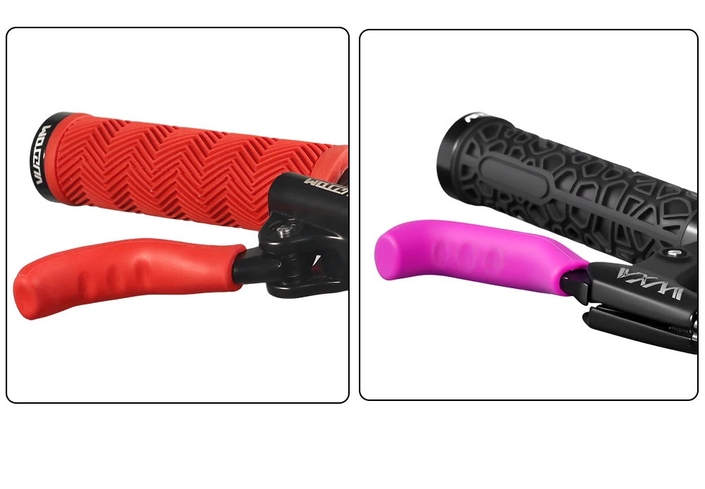 VXM Bremshebel-Schutzhülle für Mountainbikes, Rennräder und Falträder – Silikon-Antirutsch-Schutzabdeckung – Detail 4