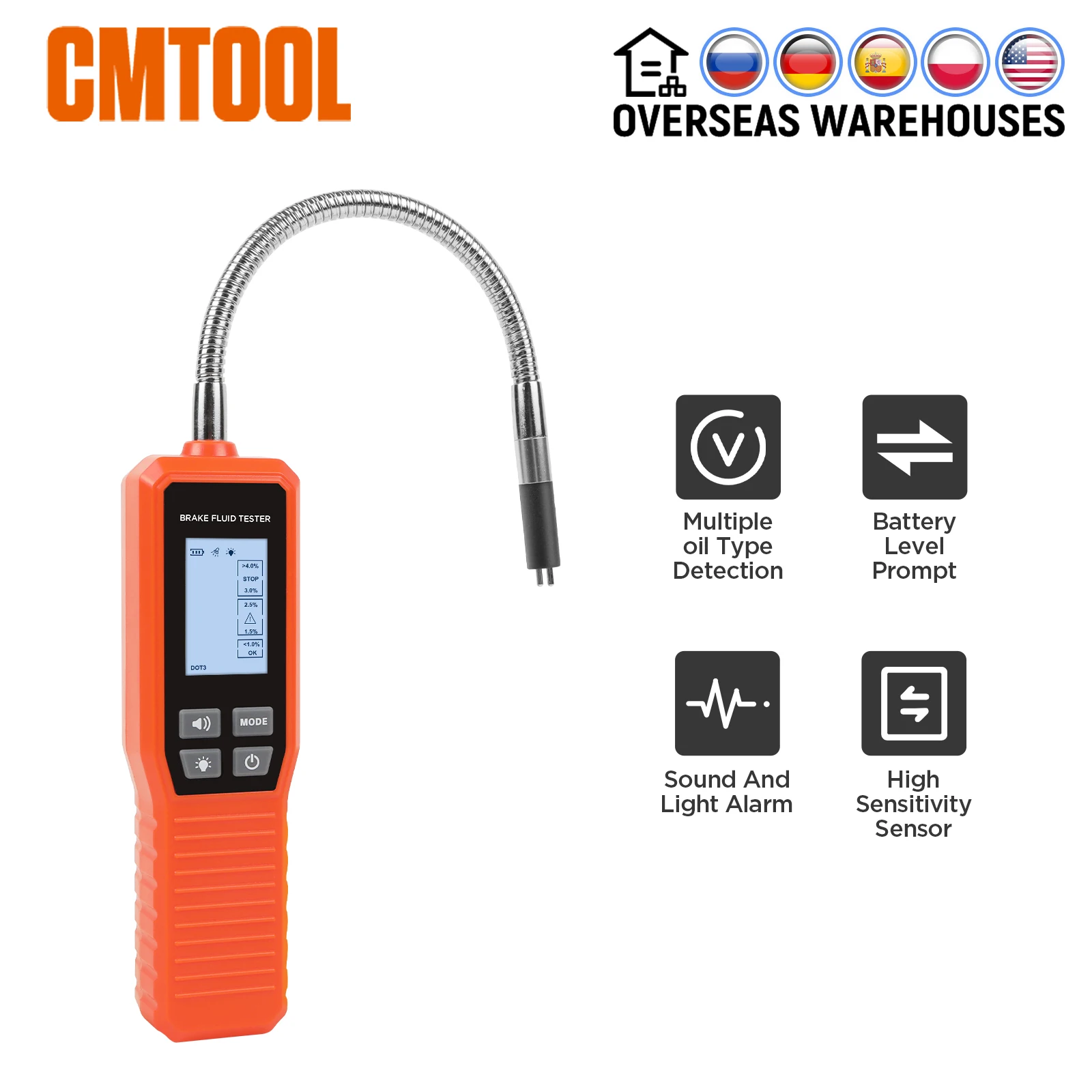 CMTOOL Testador de Óleo de Freio Digital: Uma Solução Essencial para Manutenção Automotiva