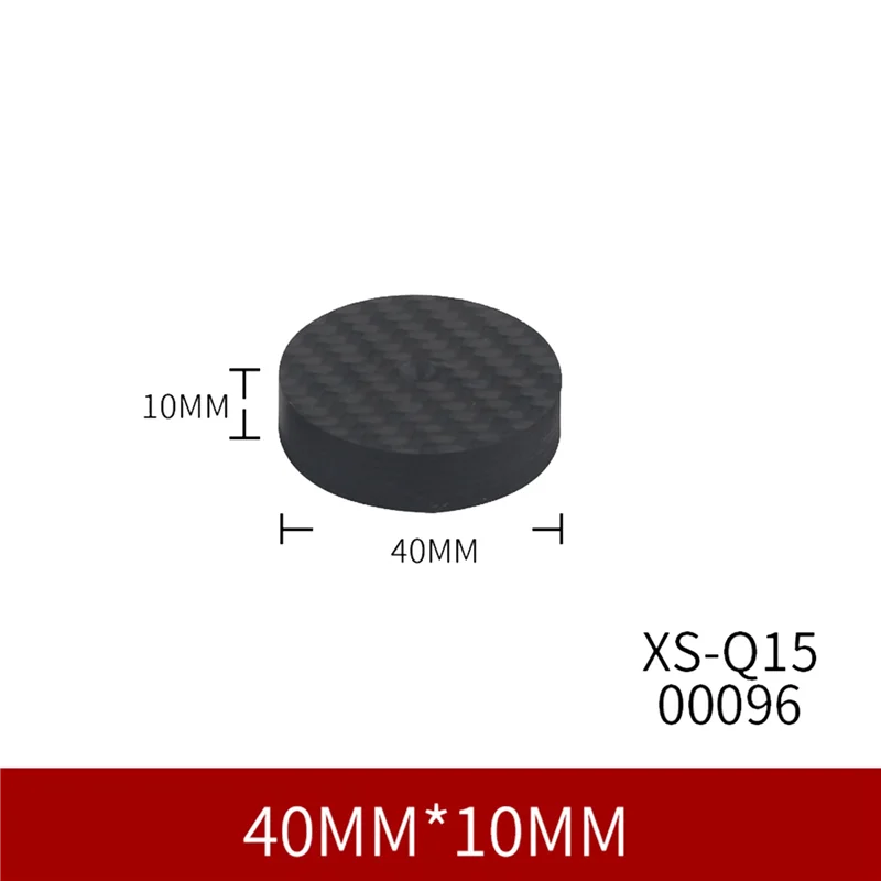 B92B-2X Carbon Fiber Speaker Isolation 40X10mm Spikes Base Pad Speaker Stand Feet Hifi AMP Speaker Pad