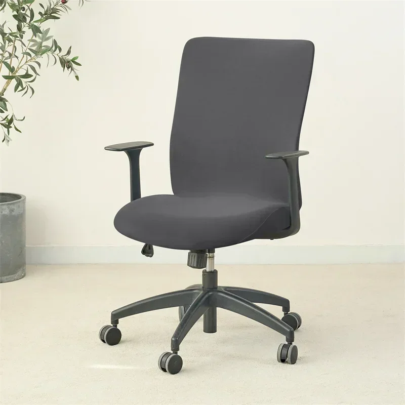 1PC Einfarbig Büro Sessel Abdeckung Stretch Spandex Computer Stuhl Abdeckungen Lift Rotierenden Stuhl Fall Funda Silla Escritorio – Detail 10