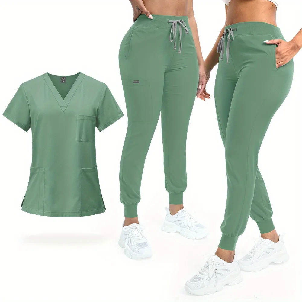 

Hot Sale Soft Polyester Hospital Doctor Scrubs Nurses Accessories Nursing Articles Scrub Pet Store Veterinary Uniform New