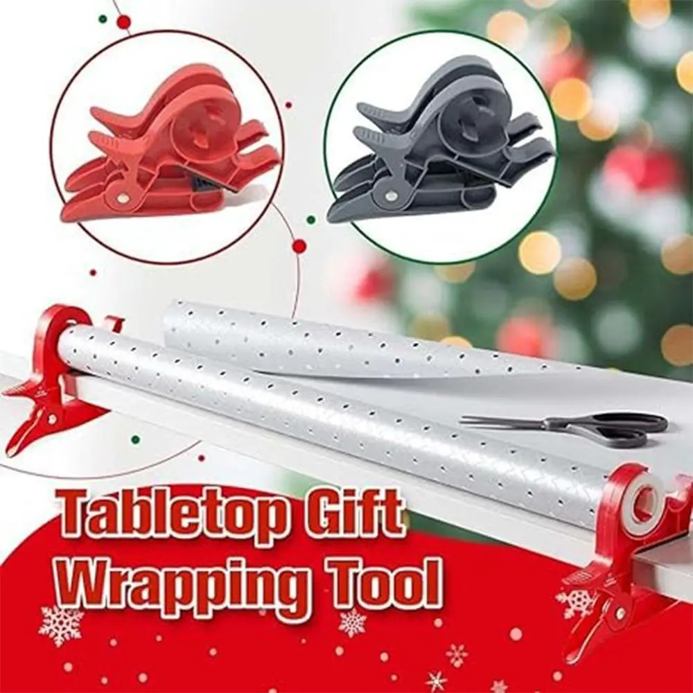 Tools Table Clamp Tape Dispenser Tabletop Cutting Tool Paper Roll Holder Clip Wrap Dispenser Tape Holder Holiday