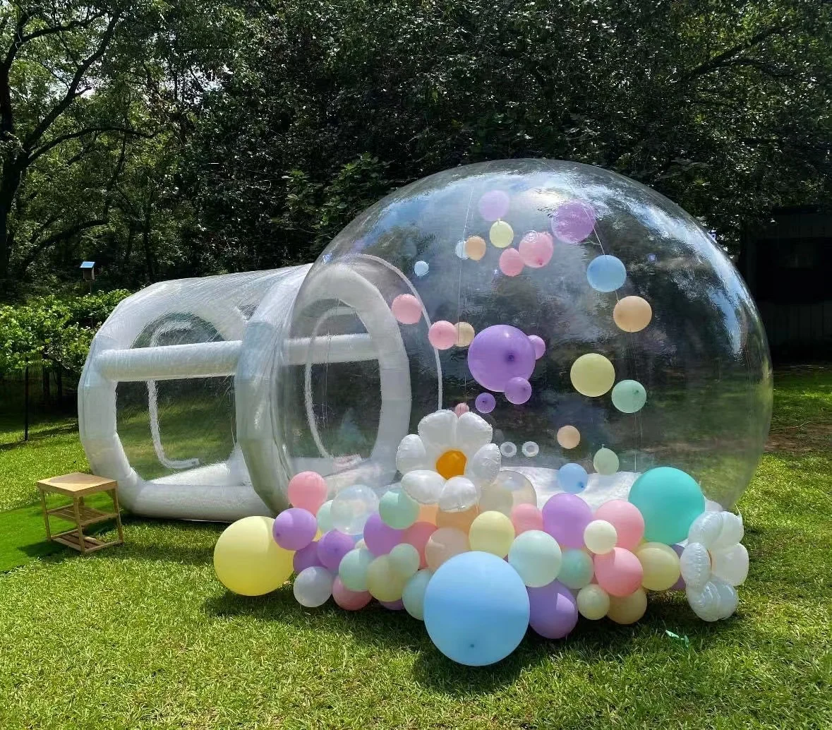 10FT/13FT Inflatable Bubble House With Blower Trampoline Jumping Inflatable Bubble Tent Bubble Bouncy House for Party Events