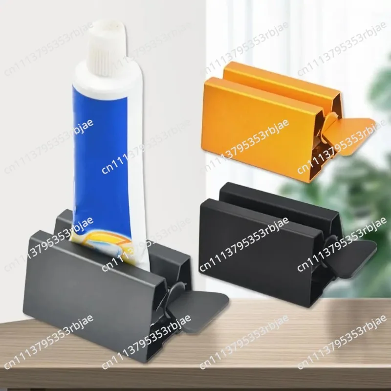 Aluminum Toothpaste Squeezer Efficient Usage Manual Rotating Toothpaste Tube Rollers Tightener Creative Tube Wringer