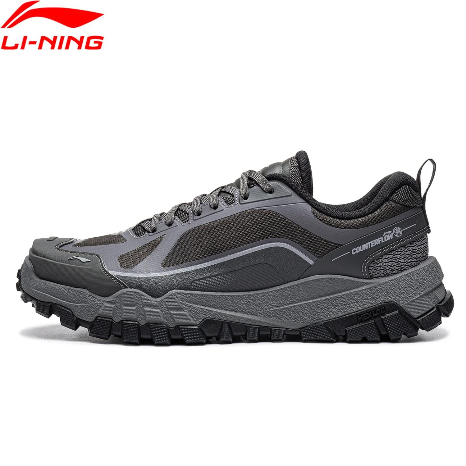 Li-Ning Unisex CLC TRAMP 2 Outdoor-Freizeitschuhe BOOM Dämpfung Stadt- & Wander-Schuhe LiNing Leichte Sneakers AHCW003