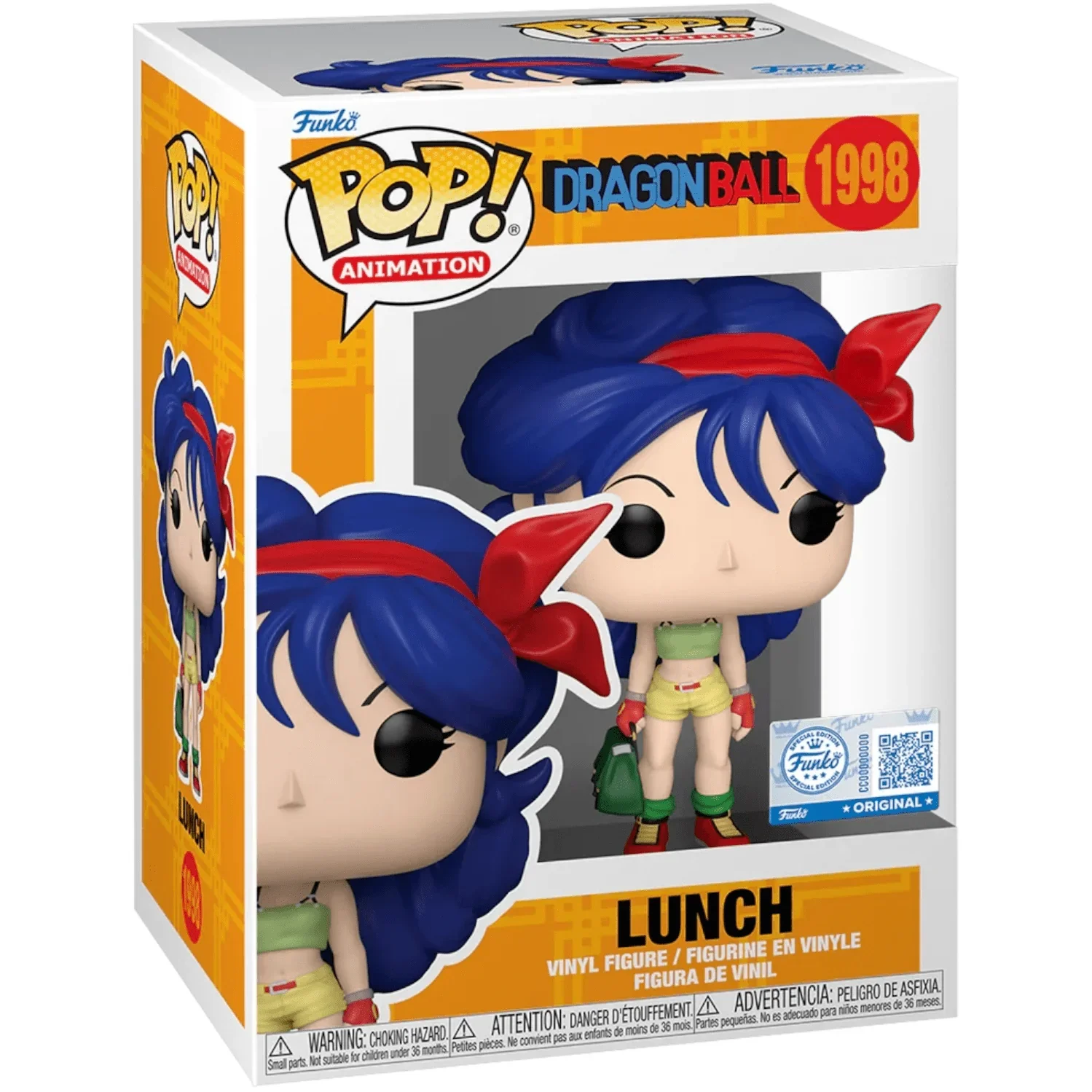 Funko Pop Anime Dragon Ball Lunch Special Edition 1998 (Sin Posibilidad A Chase) Figura Coleccionable