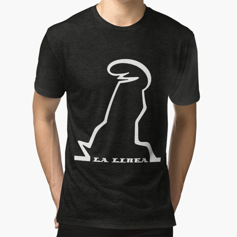 La Linea TV TShirt for Men Women Pointing Humor Casual Sweatshirts Tee Novelty Trendy Loose Graphic Tops Harajuku Man Clothing image 6
