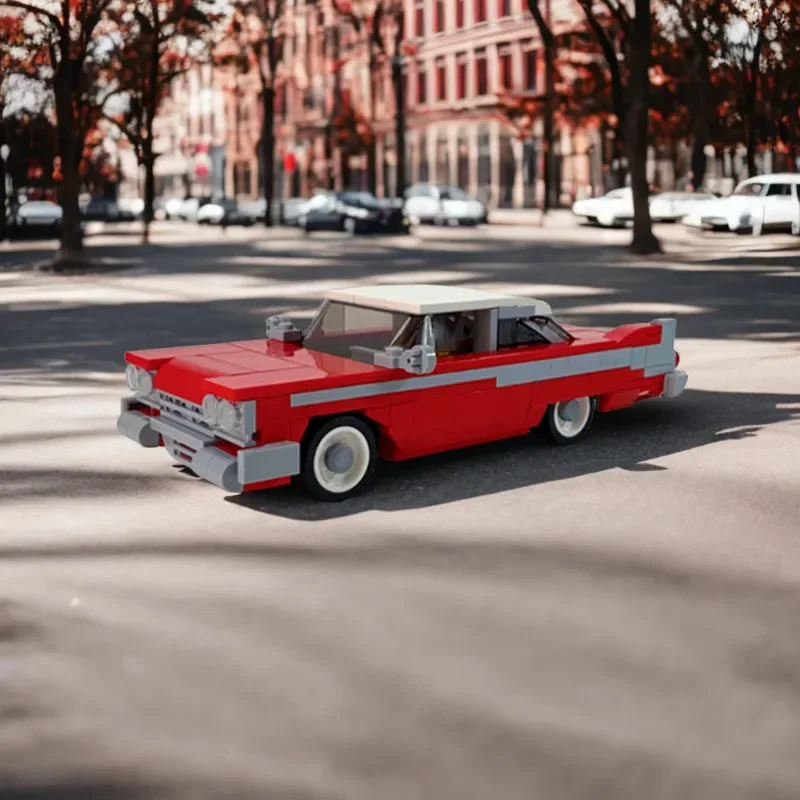 

345PCS Speed Champion Christinesaw-1958 Plymouthsa Fury Moc Building Blocks DIY Creative Toy Birthday Gift for Kids Blocks