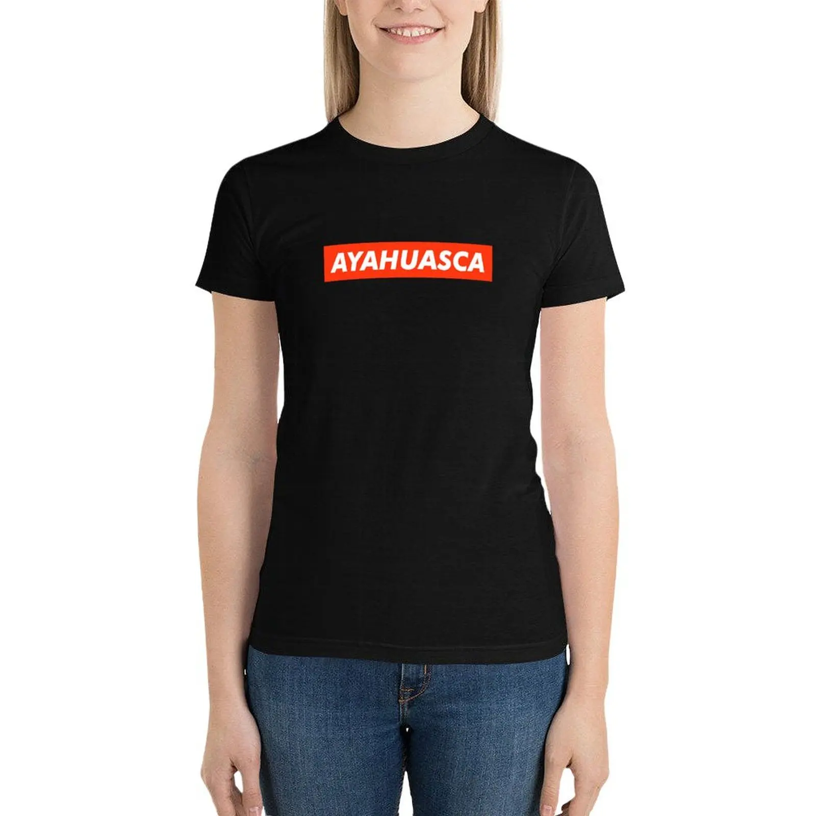 

AYAHUASCA T-Shirt vintage clothes plus size tops korean fashion oversized t shirts for Women