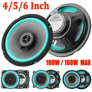 Speaker Mobil 4/5/6 Inci 100W / 160W Max Universal Subwoofer Koaksial Hi Fi Audio Mobil Musik Stereo Frekuensi Jangkauan Penuh Speaker Otomatis 10 penjualan terbaik subwoofer 5 inci - №
