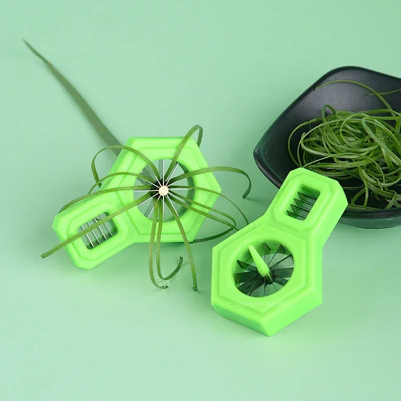 Green Onion Easy Slicer Shredder Hexagon Grater Cut Green Onion Wire Drawing Kitchen Superfine Vegetable Shredder Kitchen Gadget