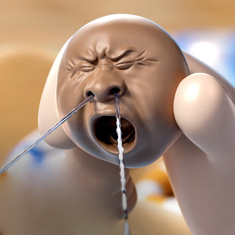 

Забавный чайный питомец Yawning Person Avatar Пластиковый уродливый чайный питомец Игрушка для сквирта для мальчиков и девочек Игрушка для снятия стресса Чайный набор Украшение чайного стола