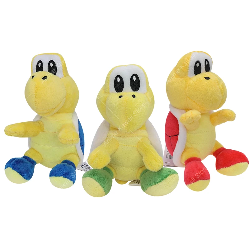 Super Mario Koopa Troopa All Star Collection Plush Toys Anime Koopa Soft Stuffed Plushes Dolls Birthday Gifts for Children Kids