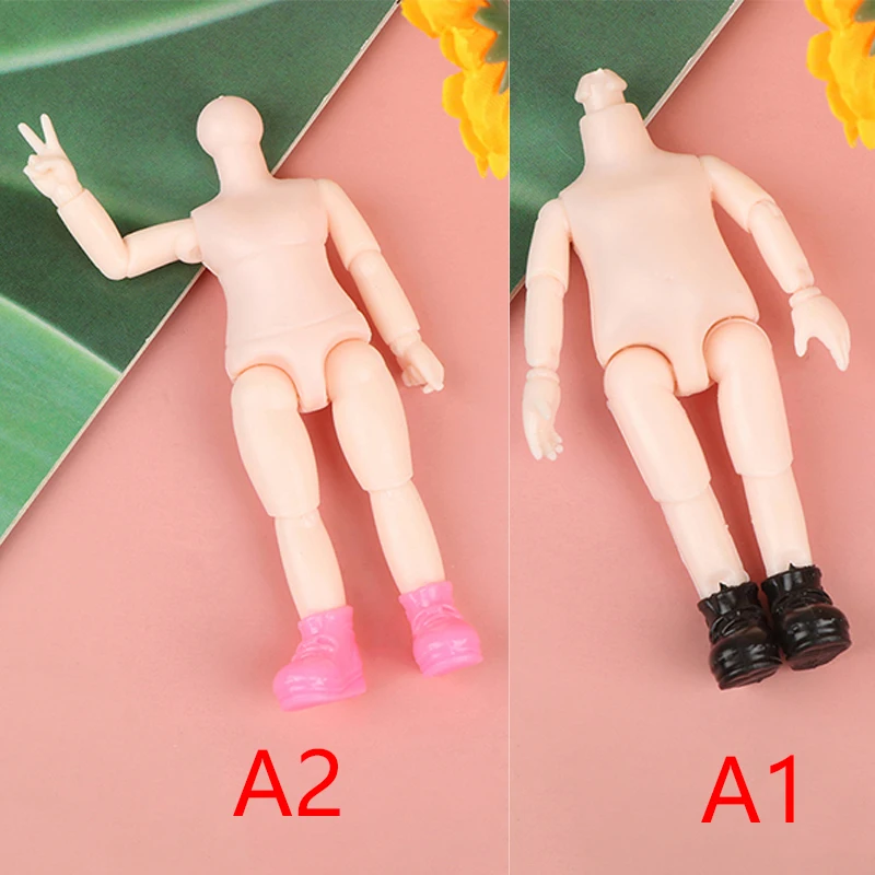 Edition 9.5CM Dolls Body Movable Jointed for 1/12 Doll Toy Body Accessories