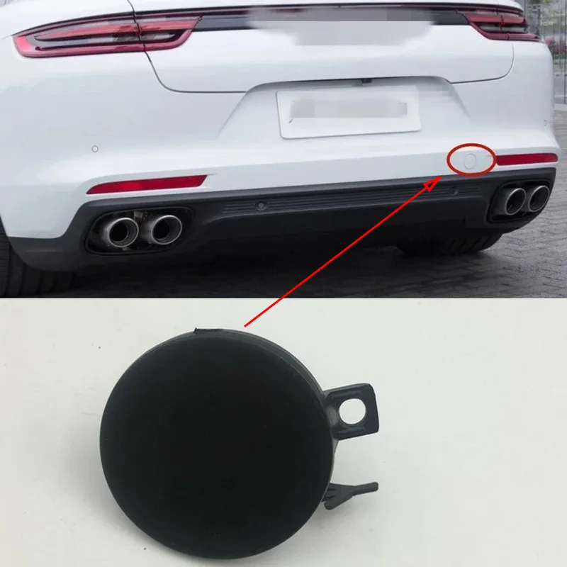 For Porsche Panamera 2010-2013 Front/Rear Bumper Tow Hook Eye Cover Cap(Unpainted) - view 3