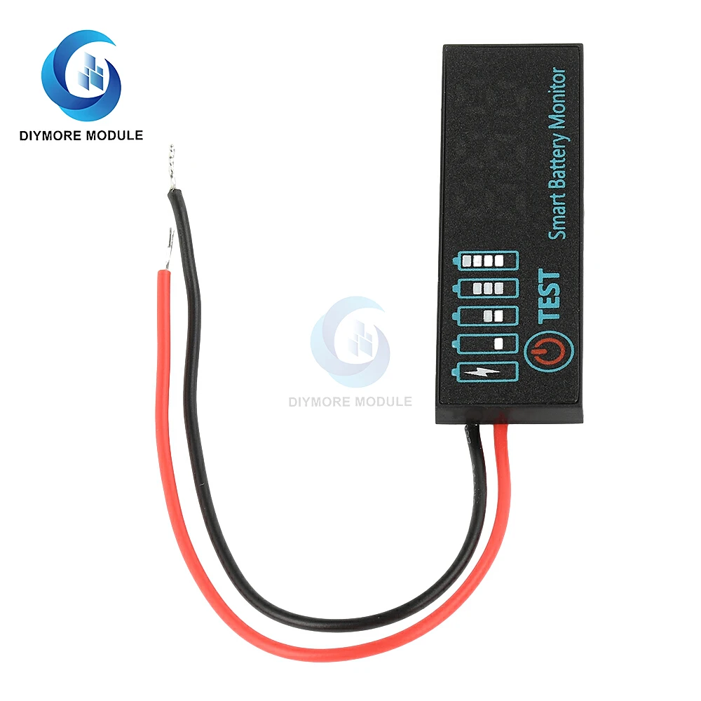 DC 7-55V 1-8S 4165 LED Indicator Voltage Charge Indicator Acid Battery Lithium Battery Universal Battery Charge Indicator Panel image 6