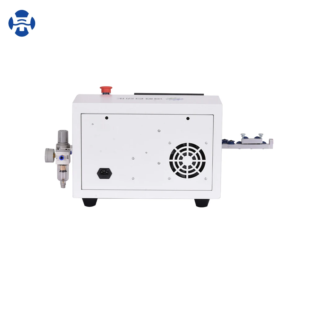Small size computer core cable peeling slicing equipment hard wire  computerized wire cutting stripping and bending machine