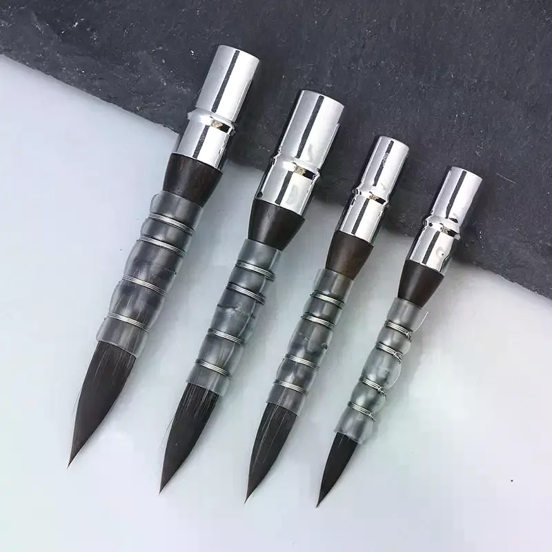 /GJ/Portable Short Holder Voyager French Artist Watercolor Paint Brush For Travel Art Creation Art Supplies 1PCS