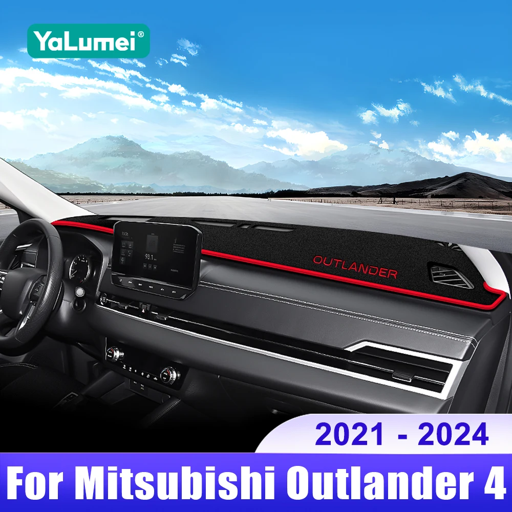 

For Mitsubishi Outlander IV 4 MK4 2021 2022 2023 2024 Car Dashboard Cover Dash Mat Sun Shade Non-slip Pad Accessories