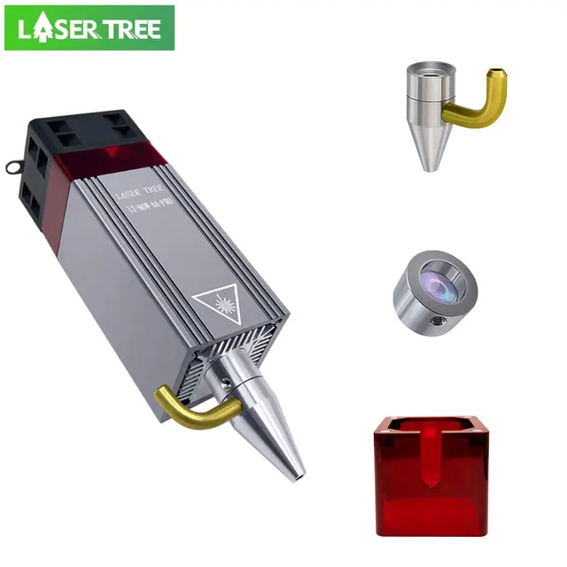 Akcesoria do modułu lasera LASER TREE LT-80W-AA-PRO Dysza powietrzna Czerwona osłona ochronna Szyba okienna Płytka przesuwna Narzędzia do obróbki drewna