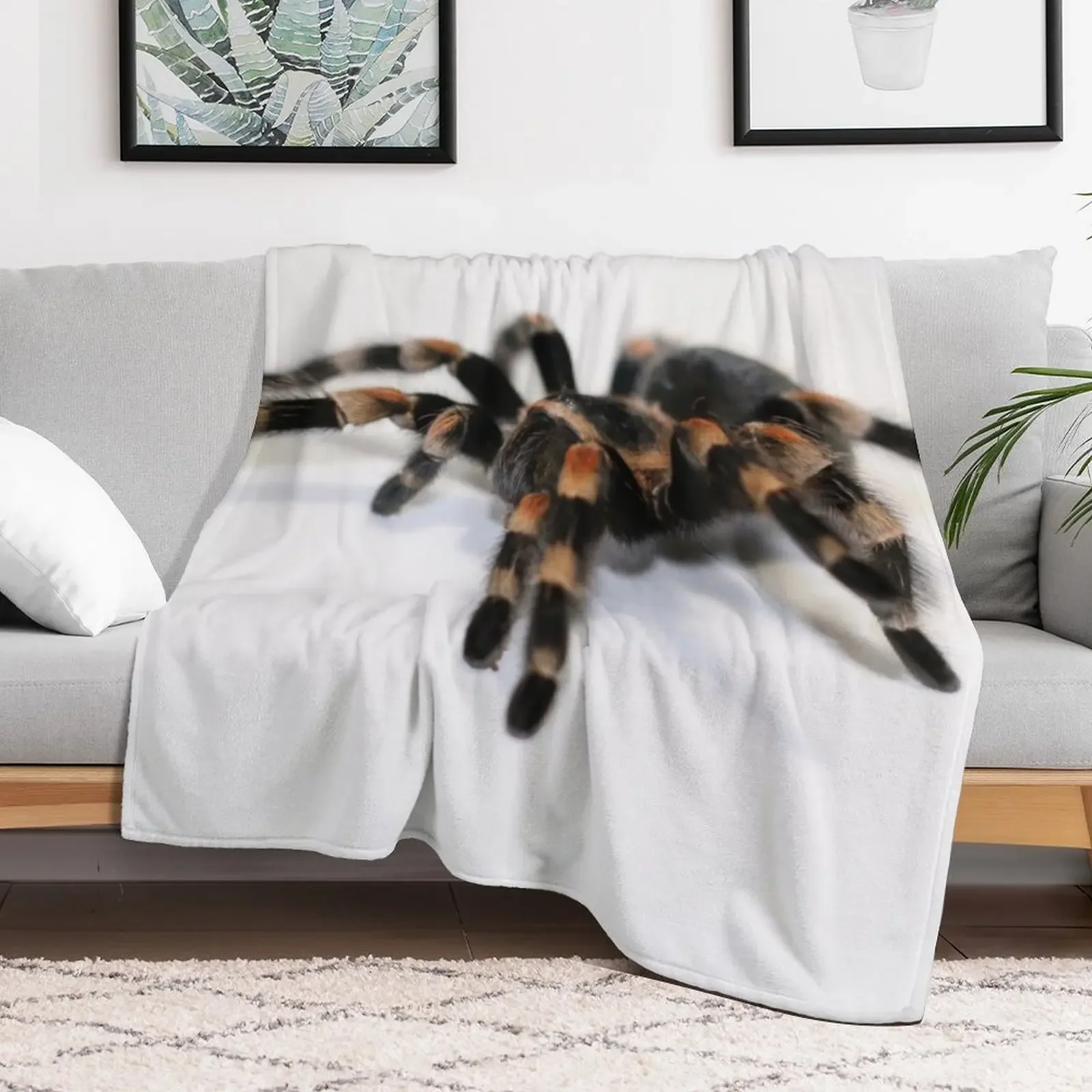 Tarantula Throw Blanket Flannels Soft Blankets