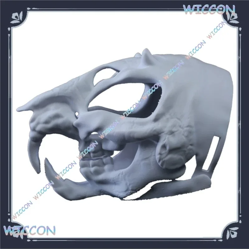 

zizi 2025 Kigurumi Headsets Monster Skull Cosplay FursuitFurry Halloween Beast Cranium Horror Party Costume Accessory Scary Goth